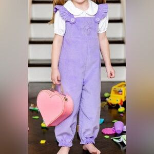 The Beaufort Bonnet Company Violet's Vintage Overalls Palisades Purple Corduroy